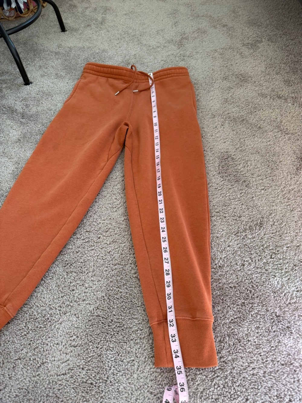 Men's Rust Drawstring Sweat Joggers - Picture 4 of 11